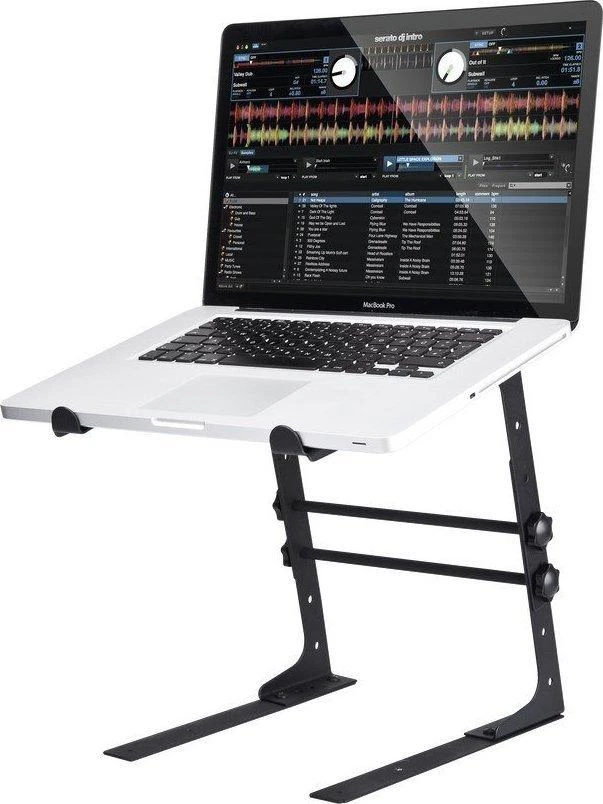 REP Reloop laptop stand V.2 – nešiojamojo kompiuterio stovas, juoda 43,2 cm (17″)