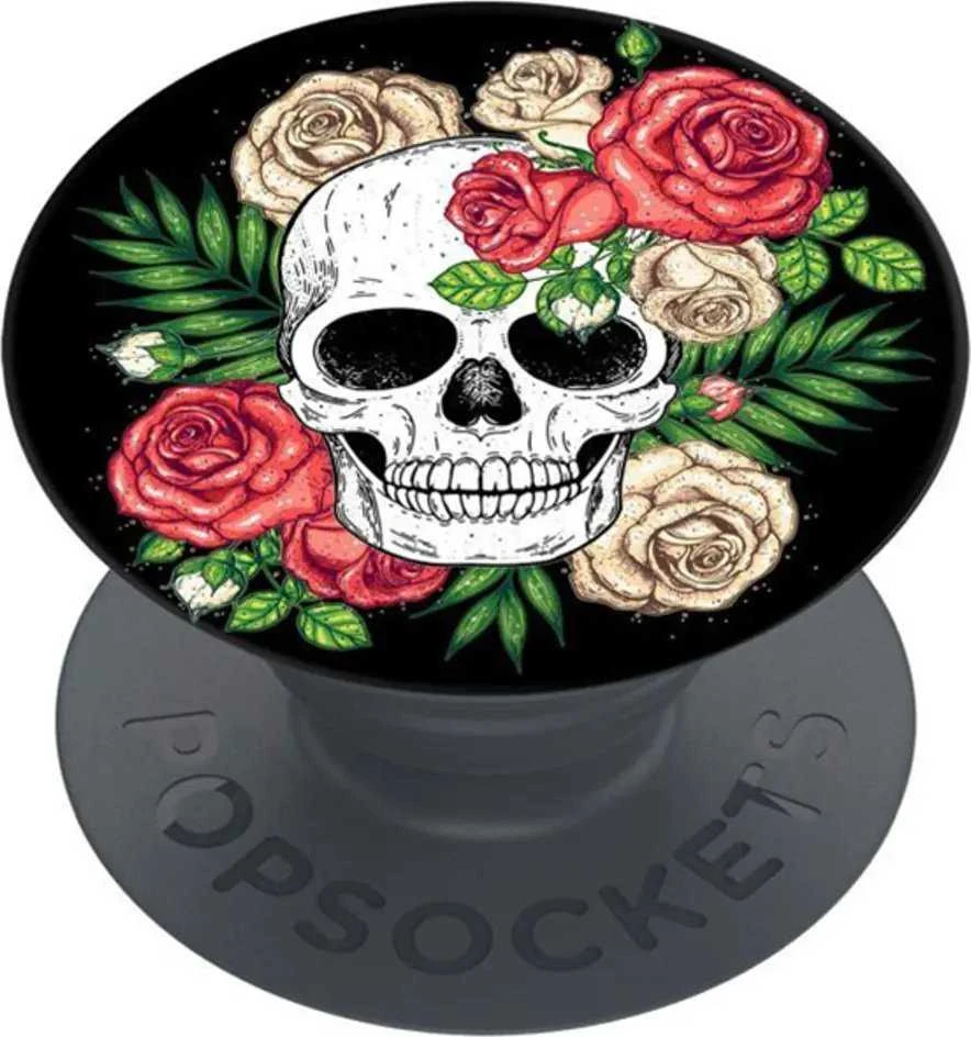 POPSOCKETS Bitter Roses išmaniojo telefono laikiklis ir pagrindas juodos spalvos
