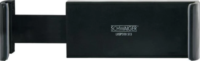 Podstawka Schwaiger Schwaiger Universal Smartphonehalter, Lüftungsgitter juodas