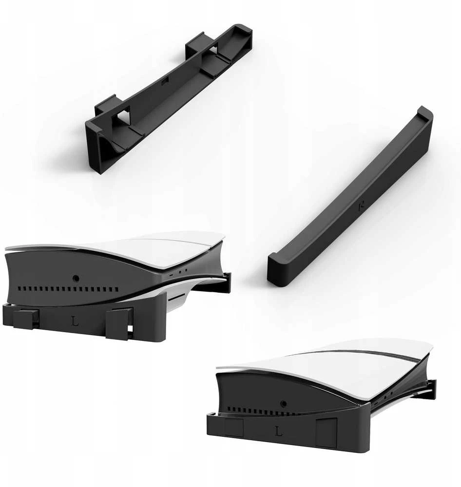 JYS Horizontali pakyla, skirta PlayStation 5 Slim, juoda (JYS-P5189)