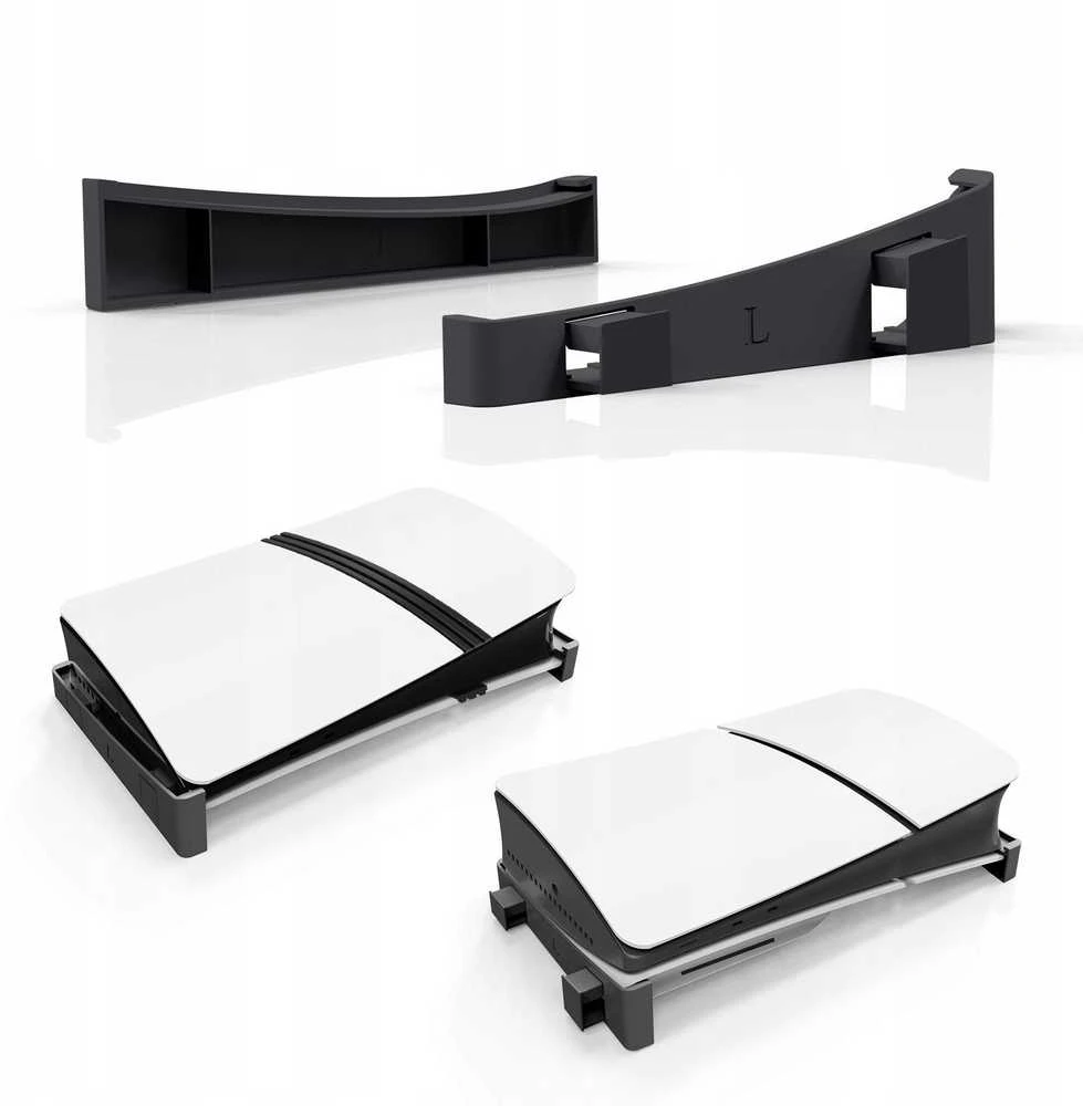 JYS Horizontali pakyla, skirta PlayStation 5 Slim, juoda (JYS-P5189)