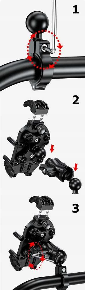 Laikinas telefono laikiklis „Ulefone Armor Mount Pro AM01“
