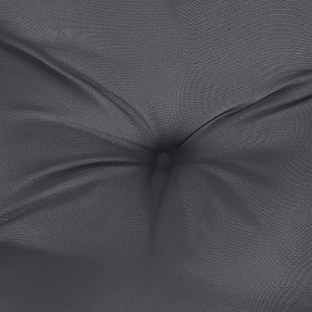 Paletės pagalvėlė, antracito spalvos, 80x80x12cm, audinys