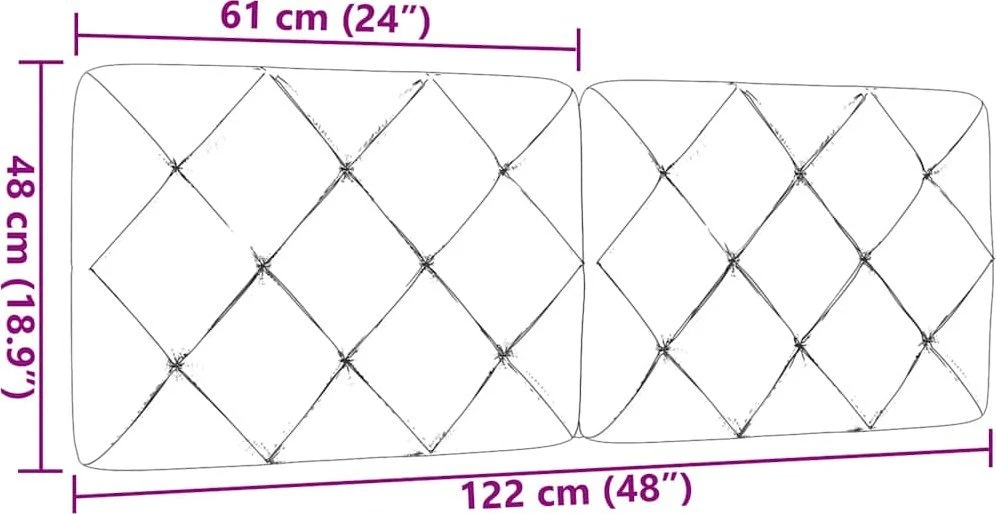 Galvūgalio pagalvėlė, juodos spalvos, 120cm, audinys
