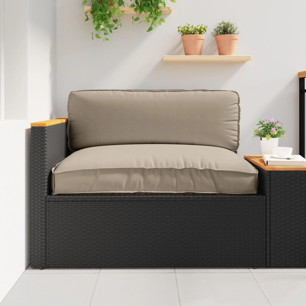 Pagalvėlė Oksfordo audinys Taupe 120 x 80 x 12 cm