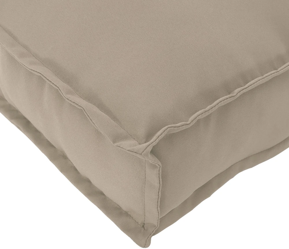 Pagalvėlė Oksfordo audinys Taupe 120 x 80 x 12 cm