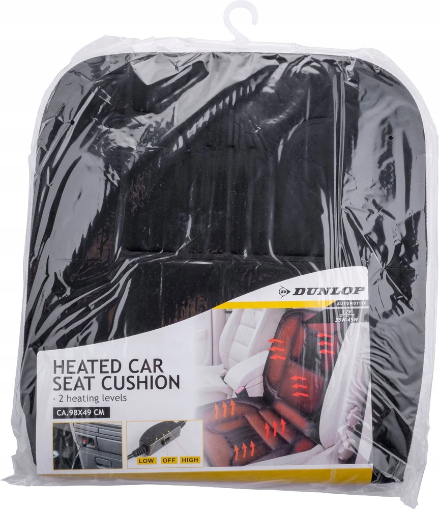Dunlop Šildoma automobilinė sėdynės pagalvėlė 12V