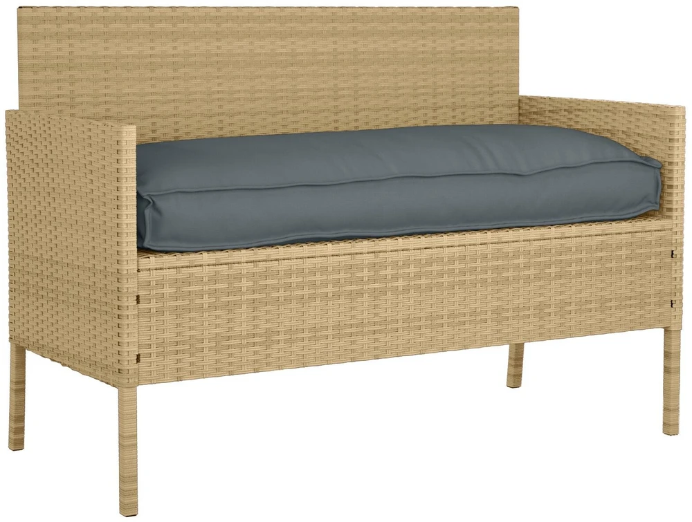 Pagalvėlė Oksfordo audinys Antracitas 120 x 50 x 12 cm