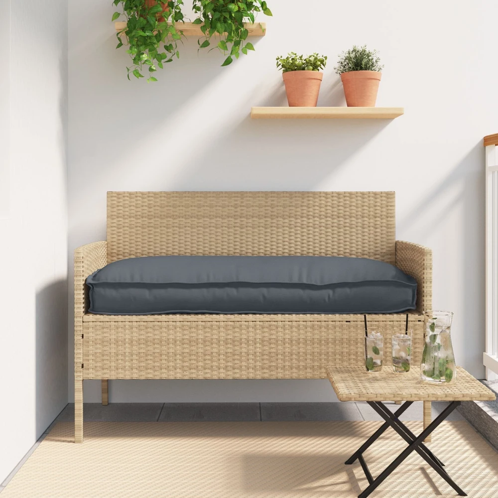 Pagalvėlė Oksfordo audinys Antracitas 120 x 50 x 12 cm