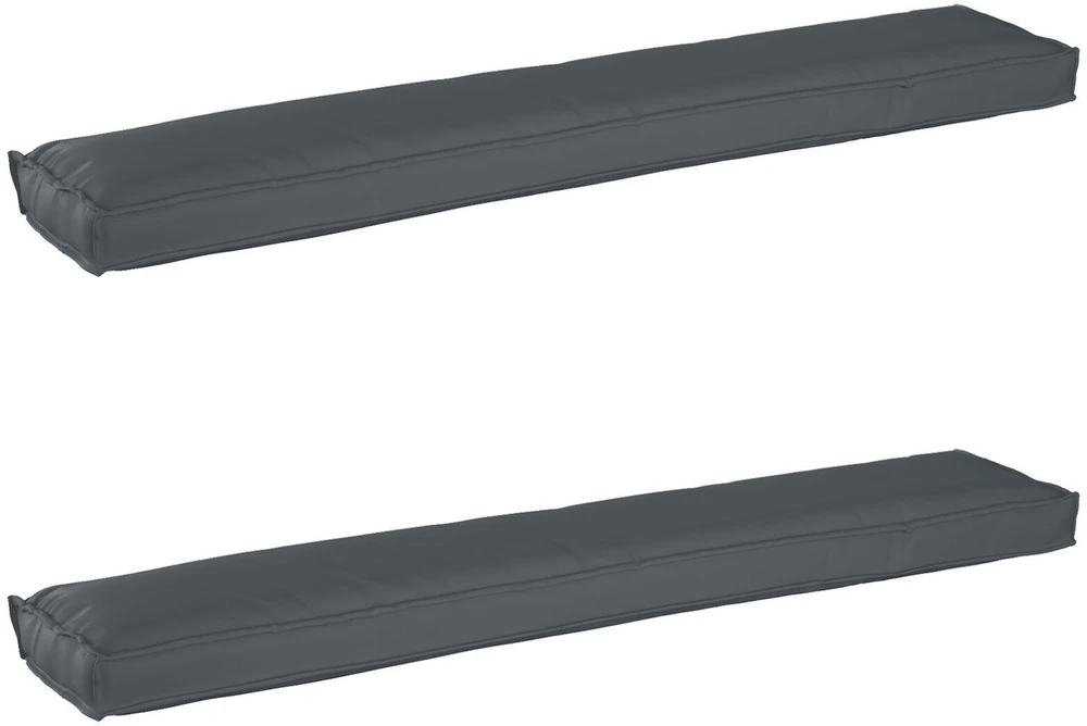 Pallet pagalvių rinkinys 2 vnt. Oksfordo audinys Antracito