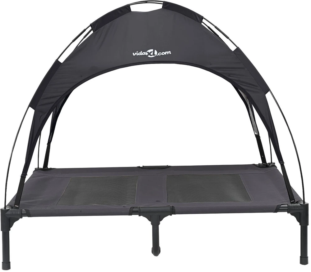 Šuo Lova Juoda 92 x 77 x 82,5 cm Plienas