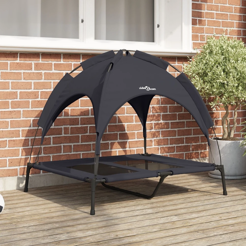 Šuo Lova Juoda 92 x 77 x 82,5 cm Plienas
