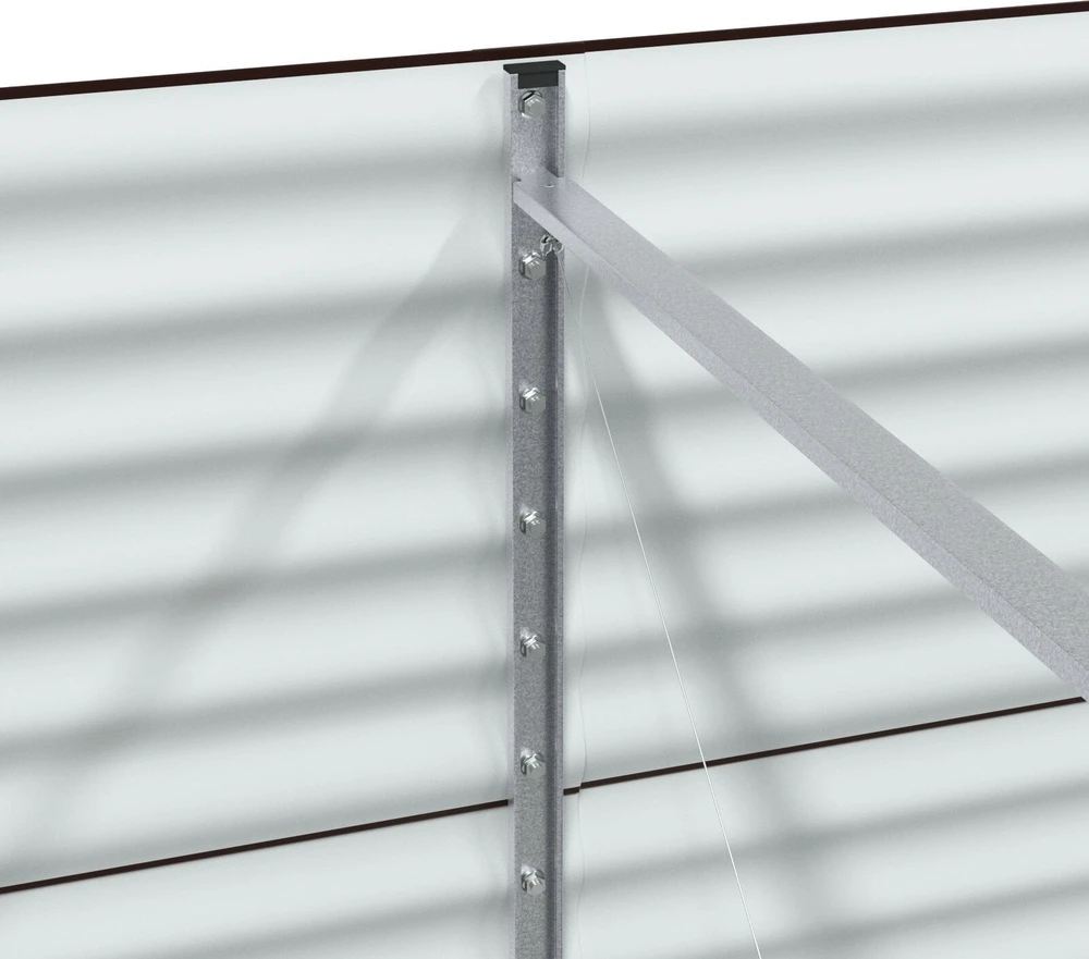 Pakelta lova Ruda 240 x 80 x 81 cm Plienas