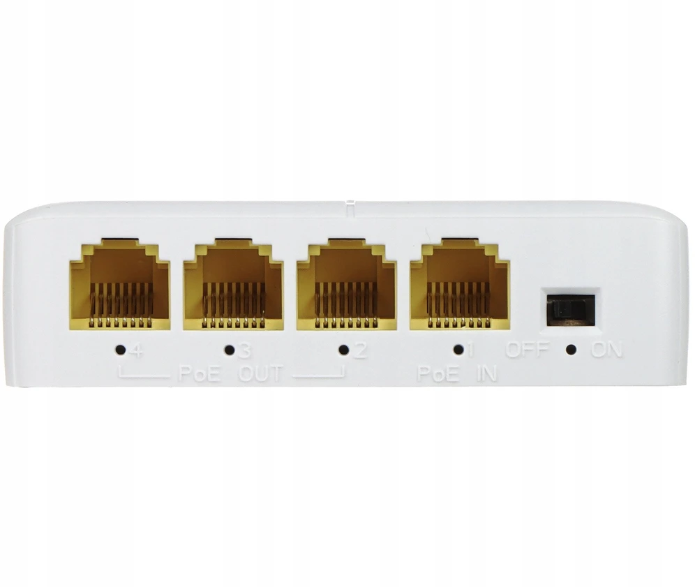 Šakotuvas SWITCH‘AS POE / EXTENDER SPT-POE/3-POE-DIN 4 PRIEVADŲ DELTA NETWORK