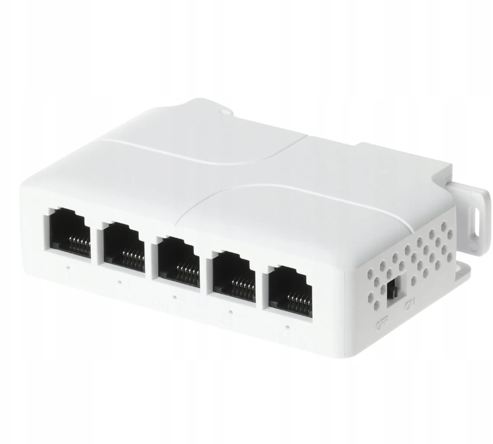 Šakotuvas SWITCH POE / EXTENDER SPT-POE/4-POE-DIN-E 4-PORTOWY + 1X UPLINK DELTA NETWORK