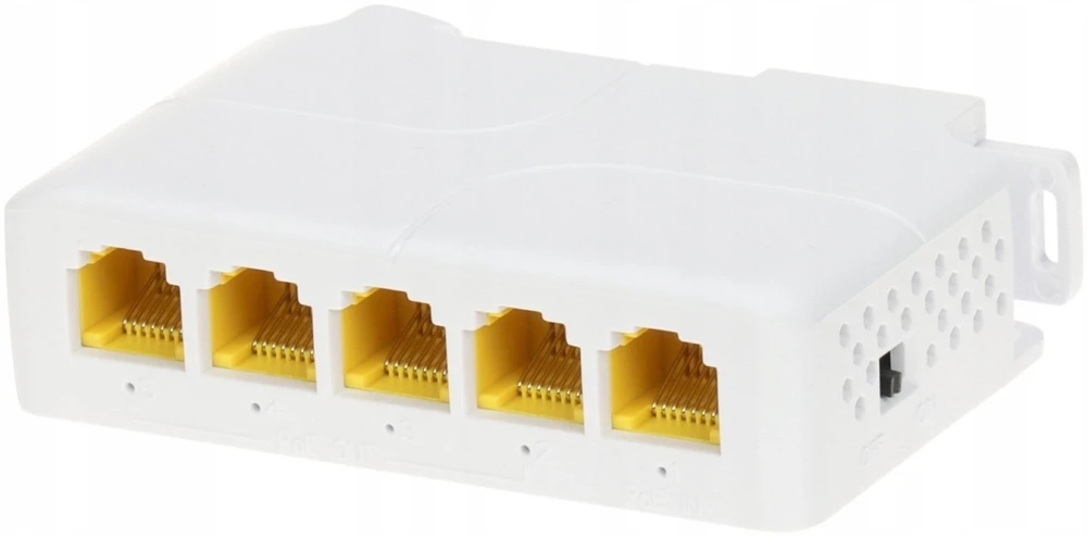 Šakotuvas POE KOMUTATORIUS / ILGINTUVAS SPT-POE/4G-POE-DIN-E 5 PRIEVADŲ DELTA TINKLAS