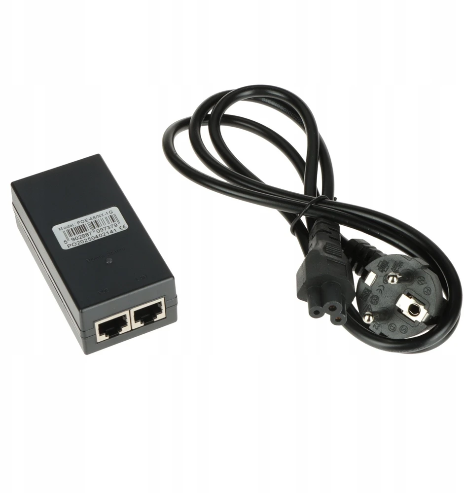 POE-48/NX-1G adapteris su maitinimo laidu