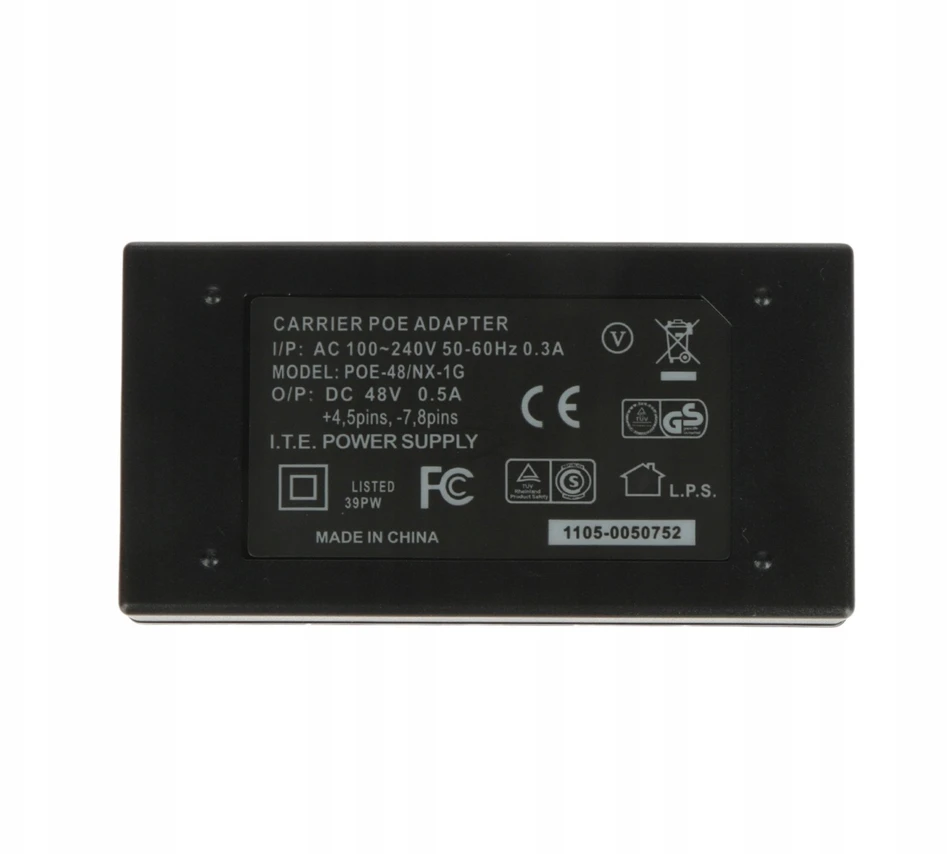 POE MAITINIMO ADAPTERIS POE-48/NX-1G 24 W DELTA NETWORK