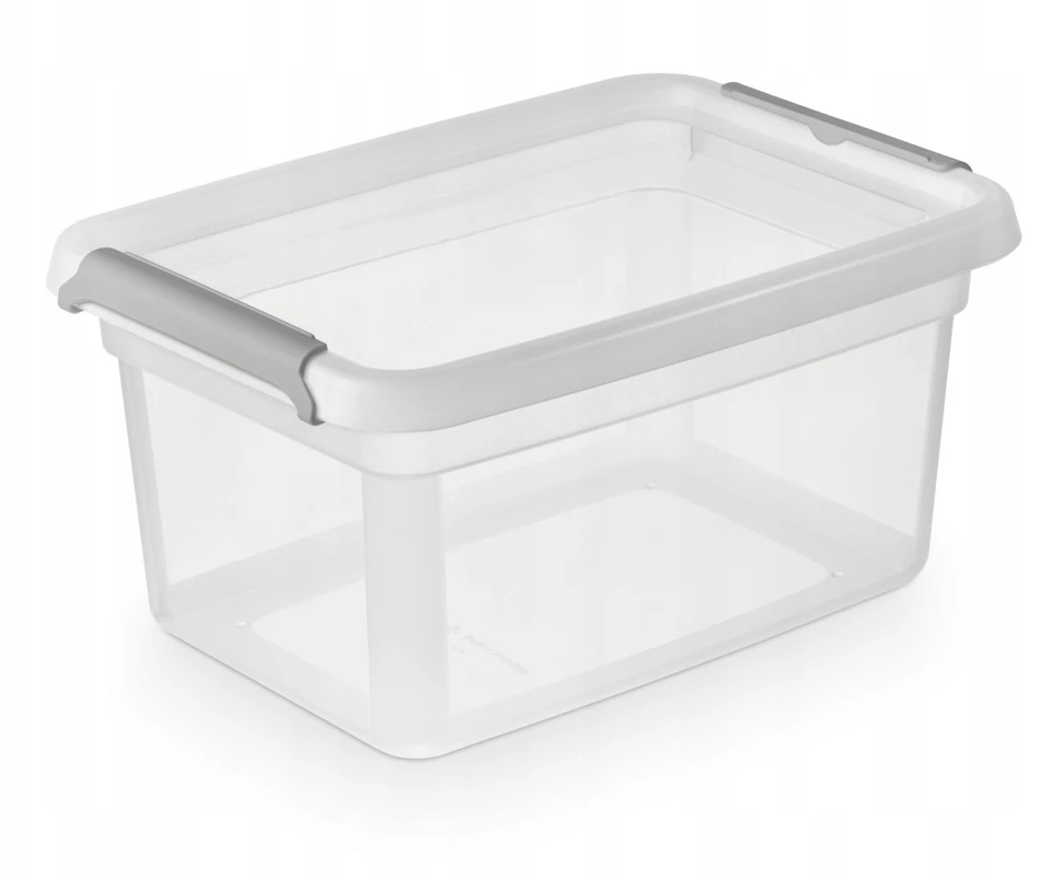 Moxom Basestore container with lid and clips, 14x19x9 cm 1,5 L