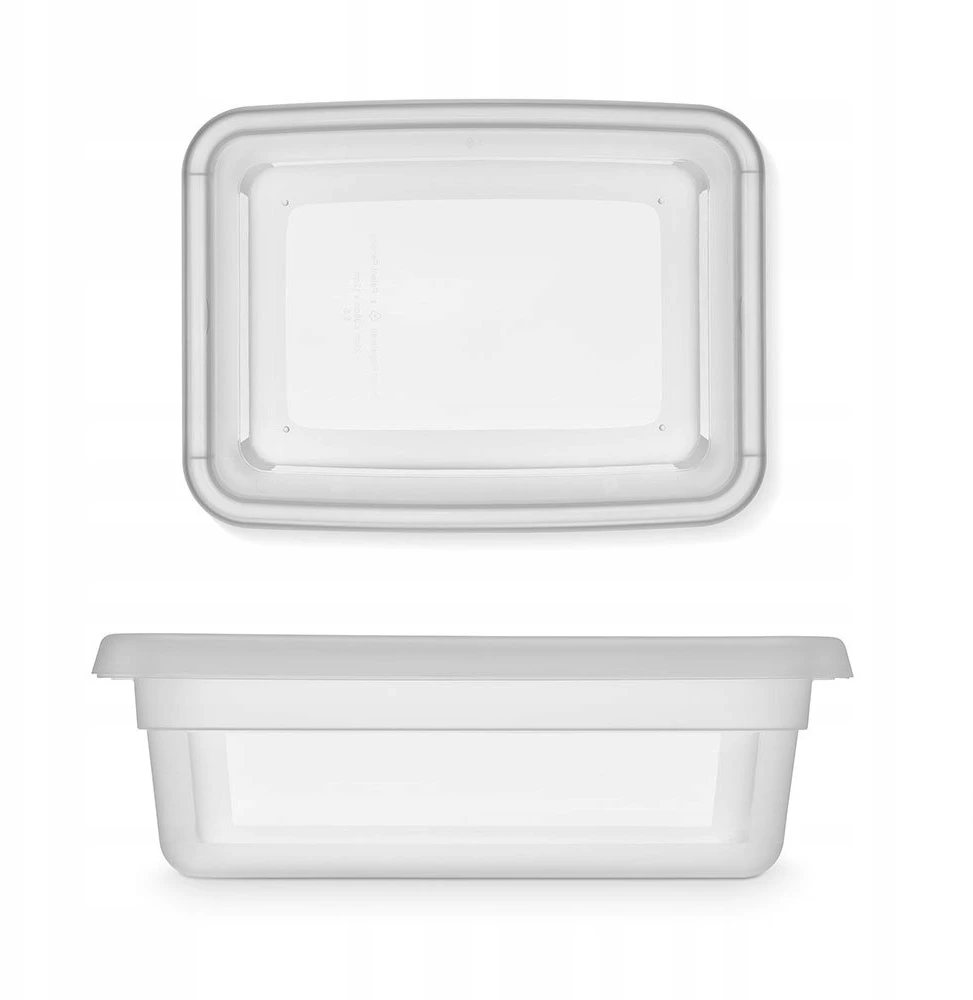 Moxom Basestore container with lid and clips, 14x19x9 cm 1,5 L