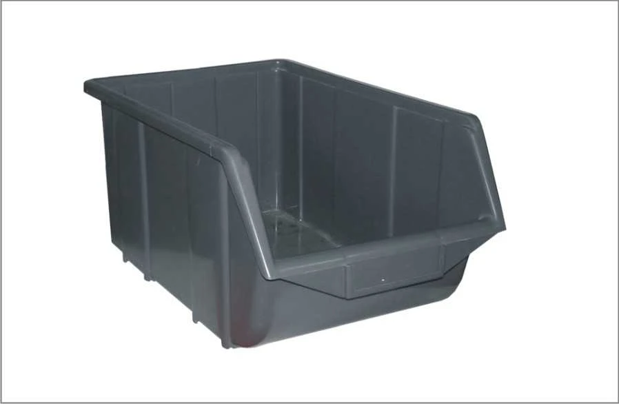 Dėžė Patrol EKO iš PVC | didelė, pilka, (36 x 22,5 x 16,5 cm)