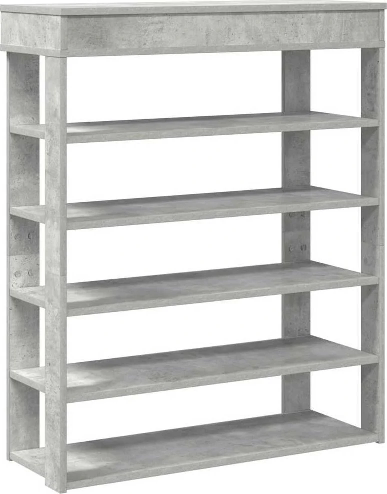 Lentyna batams, Concrete Oak 80x30x98cm, apdirbta mediena
