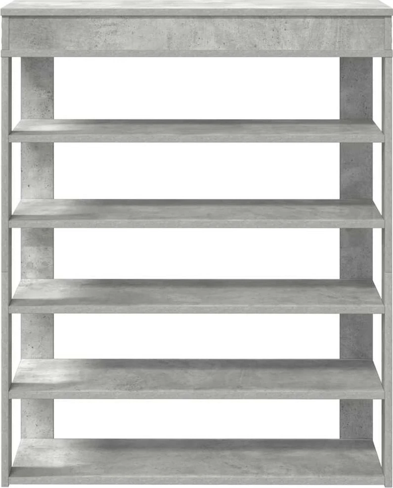 Lentyna batams, Concrete Oak 80x30x98cm, apdirbta mediena