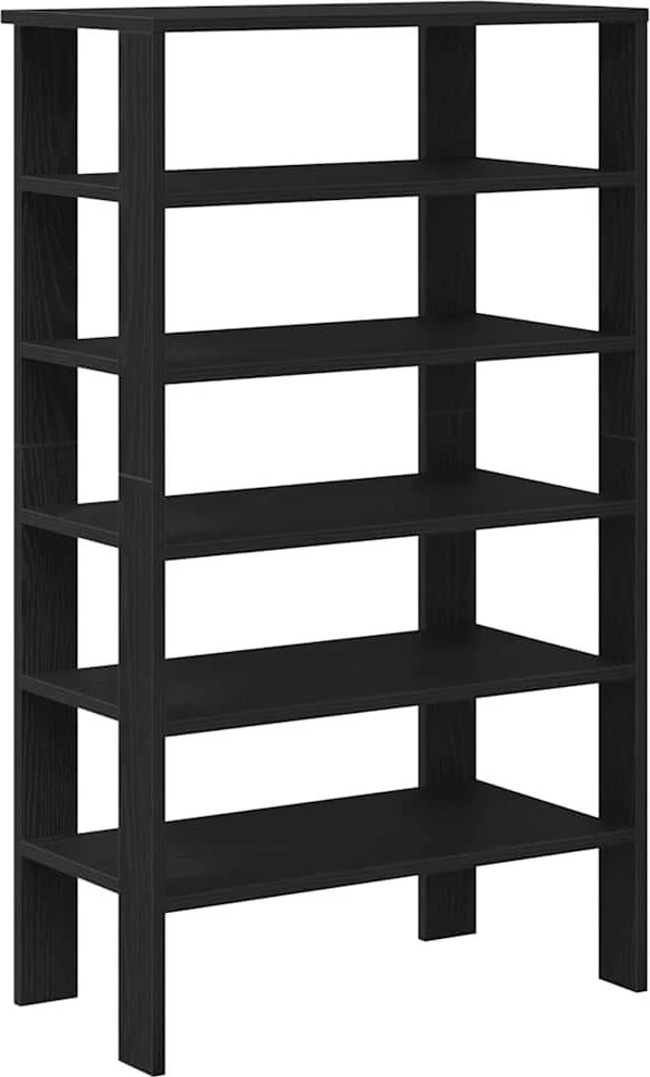 Lentyna batams, juodos spalvos, 61x32x105cm, apdirbta mediena