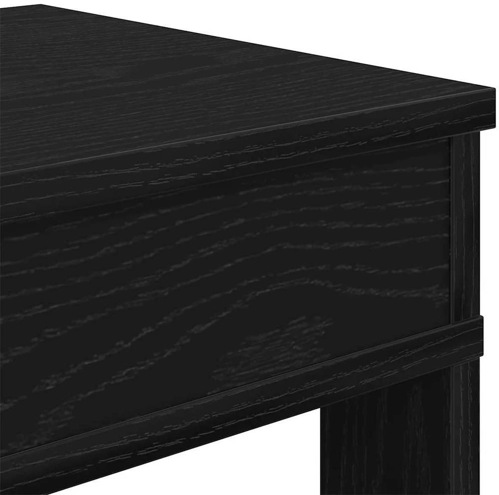 Lentyna batams, juodos spalvos, 80x30x98cm, apdirbta mediena