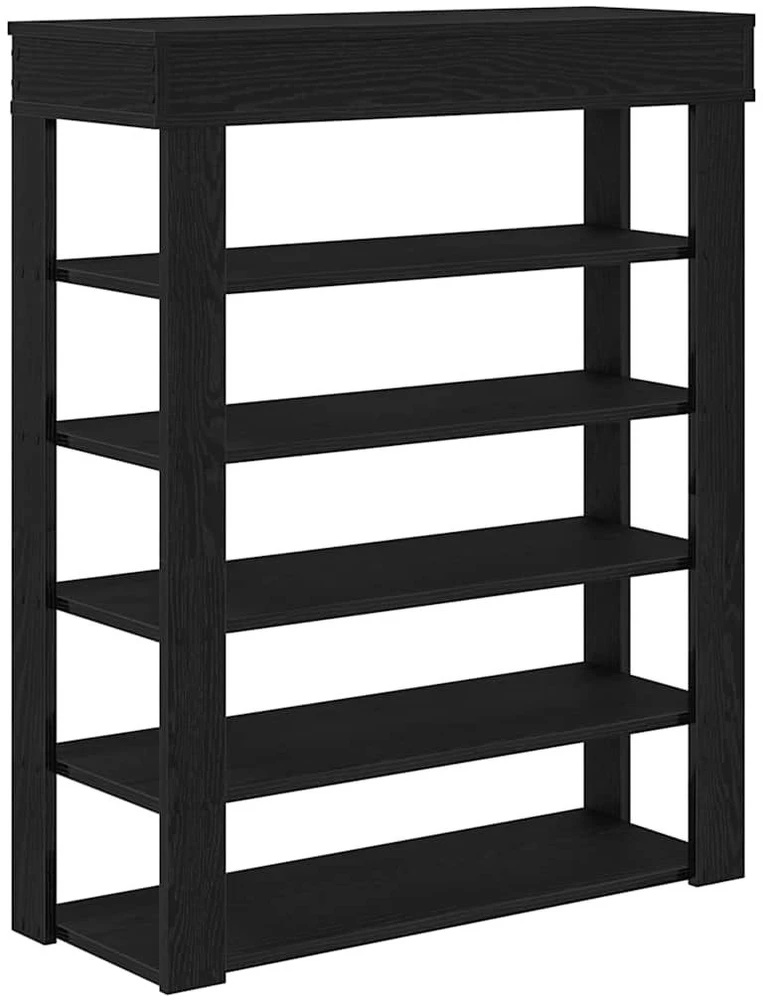 Lentyna batams, juodos spalvos, 80x30x98cm, apdirbta mediena