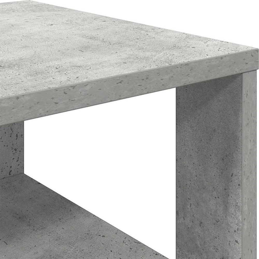Lentyna batams, betono pilka, 61x32x70cm, apdirbta mediena
