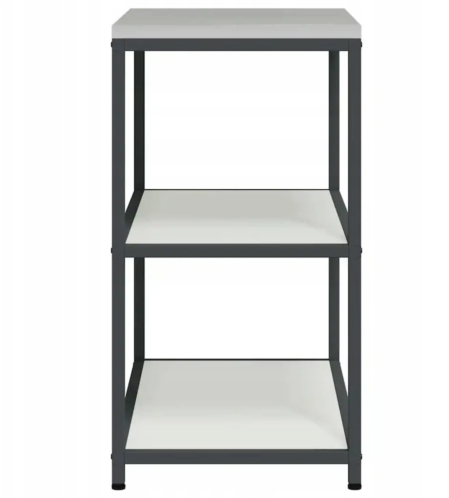Virtuvės lentynų vienetas HATTEM Balta 90 x 50 x 92 cm Plienas