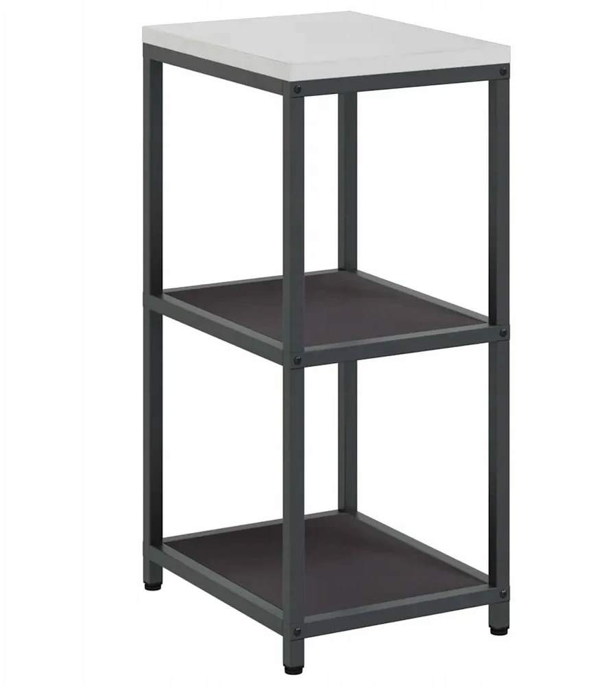 Virtuvės lentynų vienetas HATTEM Juoda 40 x 50 x 92 cm Plienas