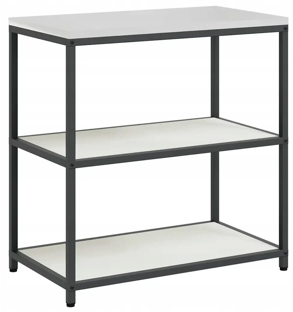 Virtuvės lentynų vienetas HATTEM Balta 90 x 50 x 92 cm Plienas
