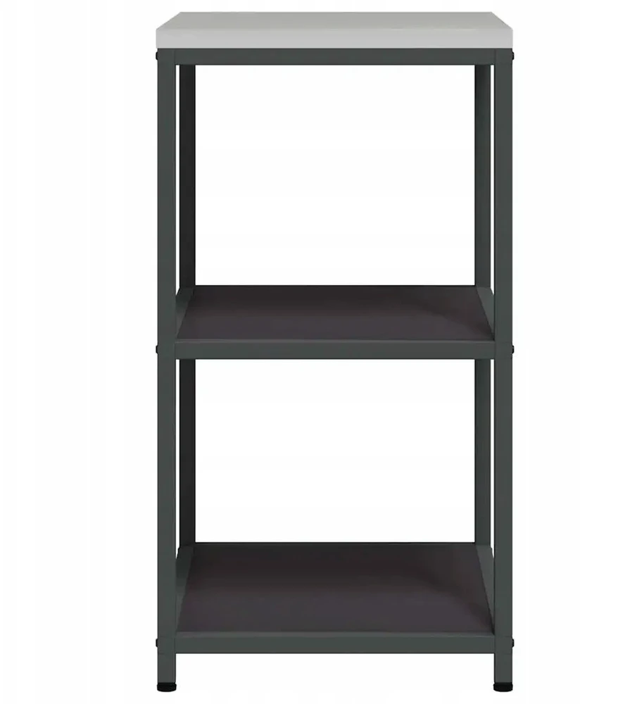 Virtuvės lentynų vienetas HATTEM Juoda 60 x 50 x 92 cm Plienas