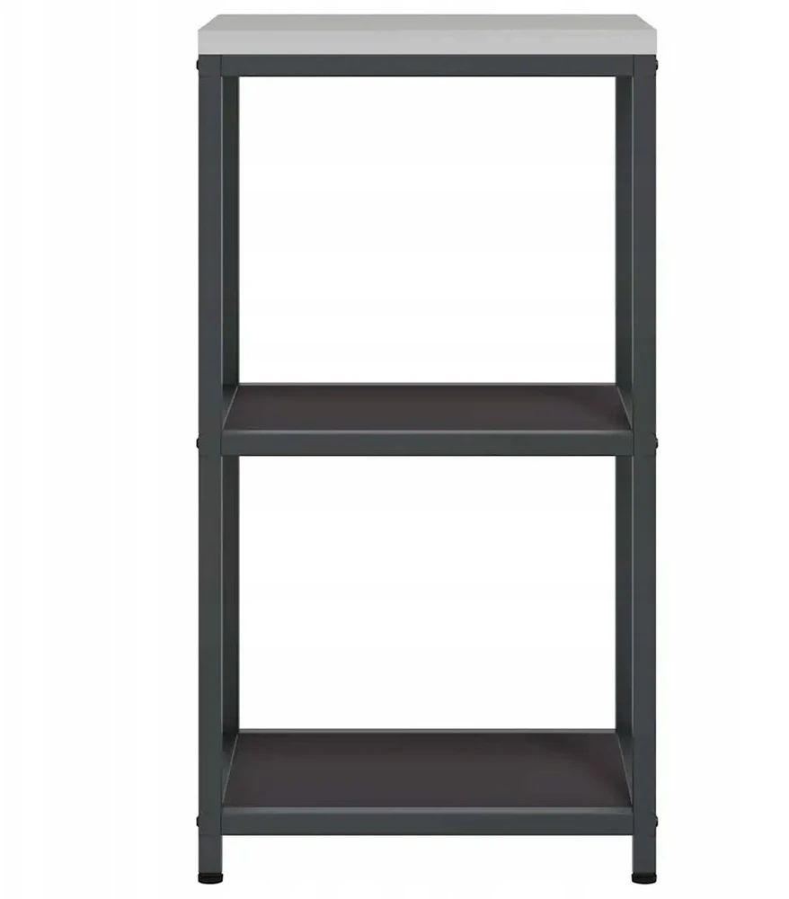 Virtuvės lentynų vienetas HATTEM Juoda 40 x 50 x 92 cm Plienas