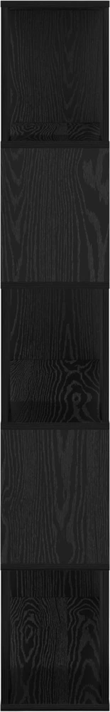 TV staliukas TV spintelių komplektas 80 x 24 x 156 cm Juoda Apdirbta mediena