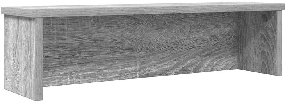 Virtuvės lentyna, sukraunama, pilkas, 60x15x16cm, mediena
