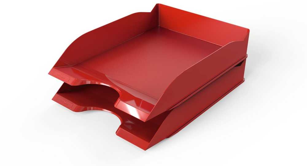 Durable Paprasta A4 formato dokumentų lentyna, raudona