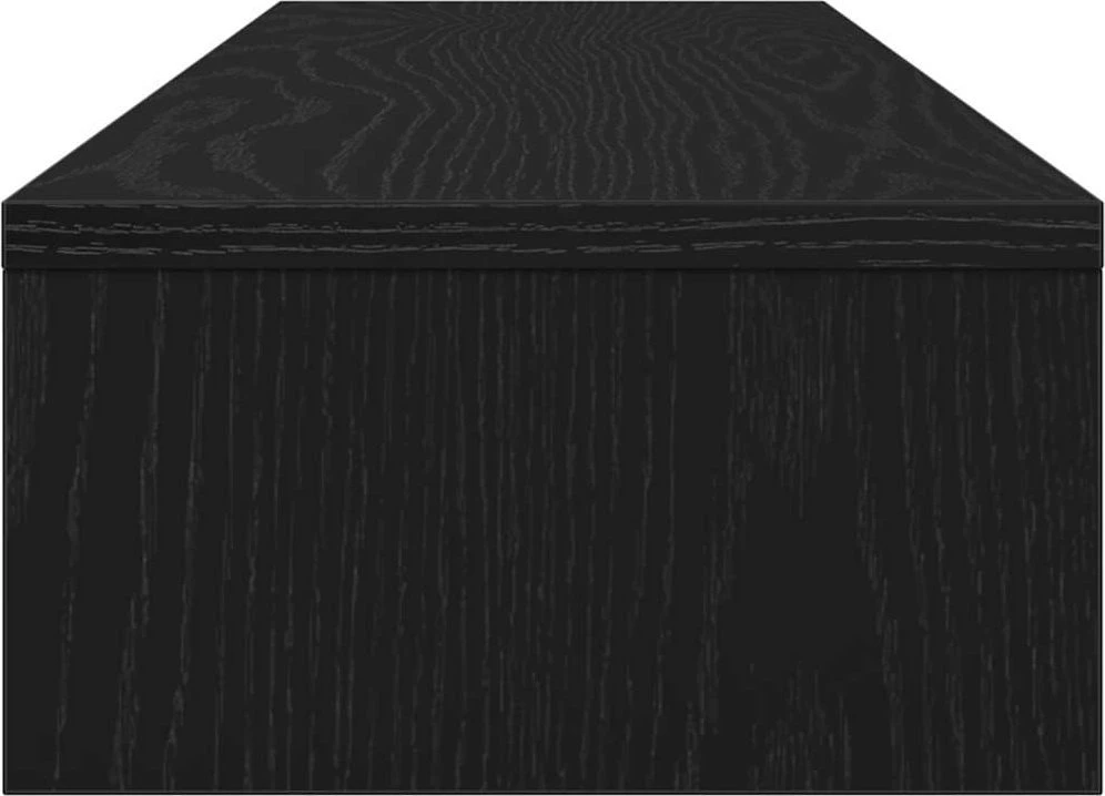 TV staliukas Monitoriaus stovas, juodo ąžuolo spalvos, 100x24x13 cm, inžinerinė mediena