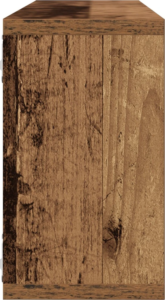 Sieninės lentynos 4 vnt. Senas medis 80 x 15 x 26 cm