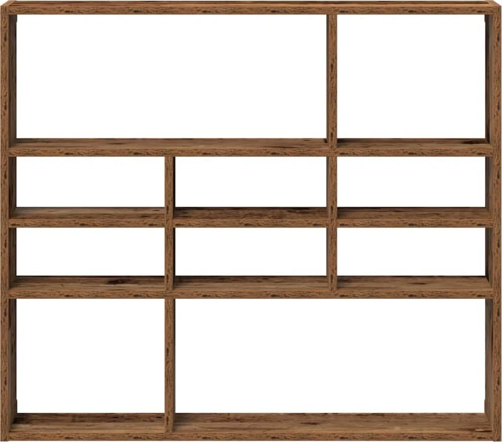 Sieninė lentyna Old Wood 90x16x78 cm Inžinierinė mediena
