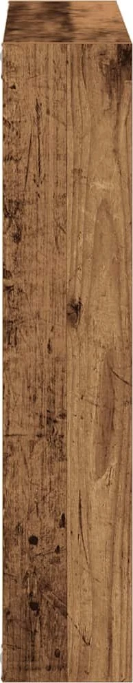 Sieninė lentyna Old Wood 90x16x78 cm Inžinierinė mediena