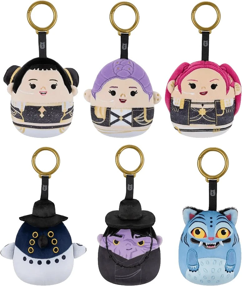 SQUISHMALLOWS KPOP DEMON HUNTERS PRIKABINAMAS PLIUŠINIS ŽAISLIUKAS – asortimentas