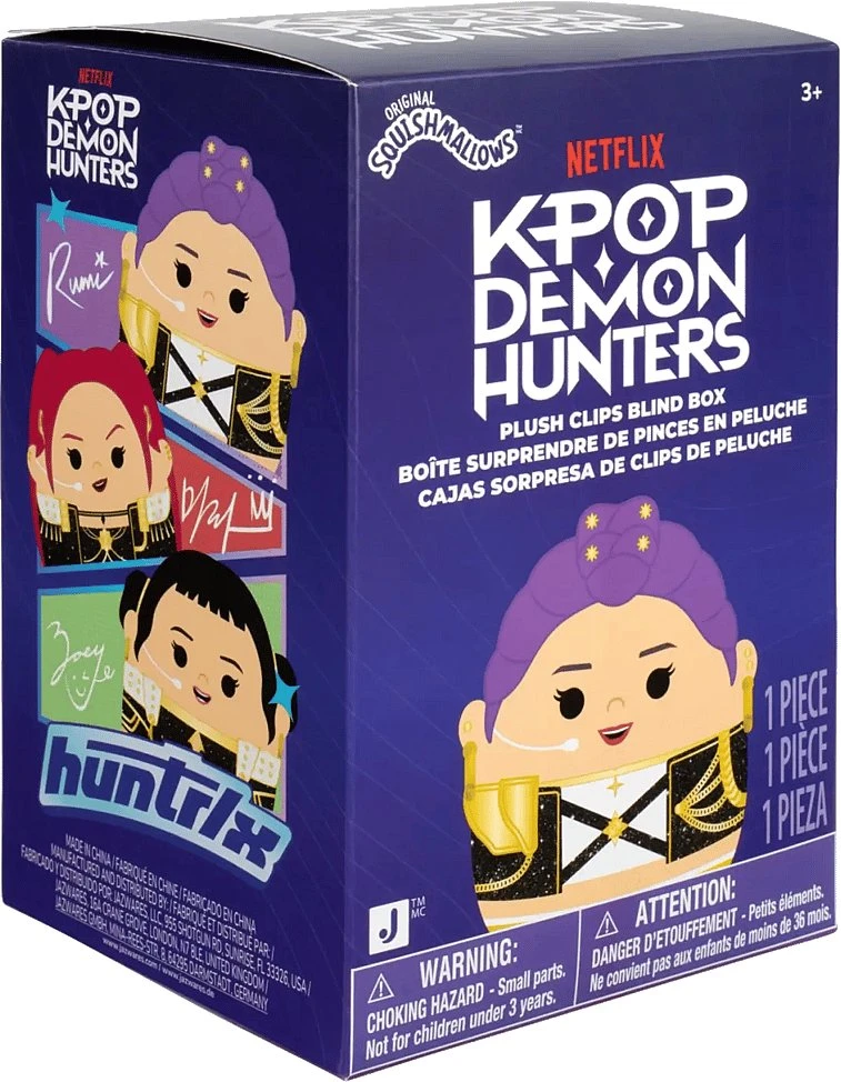 SQUISHMALLOWS KPOP DEMON HUNTERS PRIKABINAMAS PLIUŠINIS ŽAISLIUKAS – asortimentas