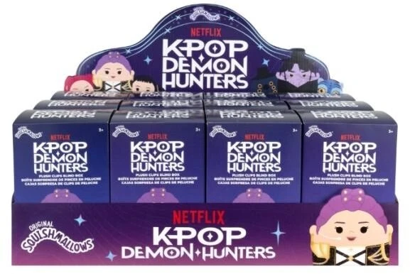 SQUISHMALLOWS KPOP DEMON HUNTERS PRIKABINAMAS PLIUŠINIS ŽAISLIUKAS – asortimentas