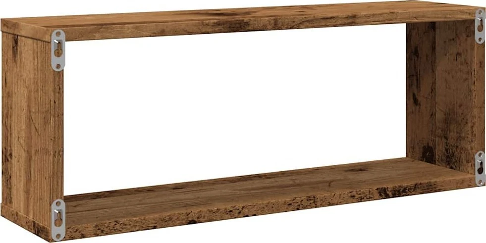 Sieninės lentynos, 4vnt., medienos, 60x15x23cm, MDP