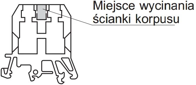 Pokoj Se A11-1538 Bėgelio gnybtų kaladėlė 4-25 mm2 pilka ZG-G25/TS35 A11-1538