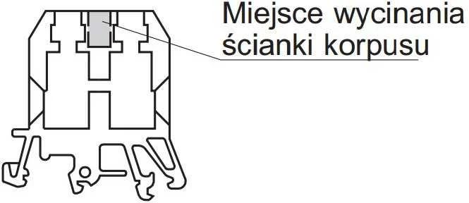 Pokój Dvigubo sriegio bėgio jungtis ZG-G35 / TS35 mėlyna A11-1636