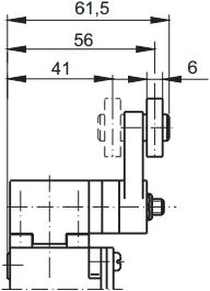 Pokój Ribinis jungiklis PBM1E41PZ11 vienos padėties A37-3480